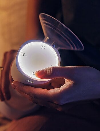 Extractor de leche eléctrico LIONELO Fidi One - Funcionamiento inalámbrico durante 2 horas - Capacid