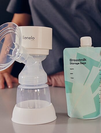 Extractor de leche eléctrico LIONELO Fidi One - Funcionamiento inalámbrico durante 2 horas - Capacid