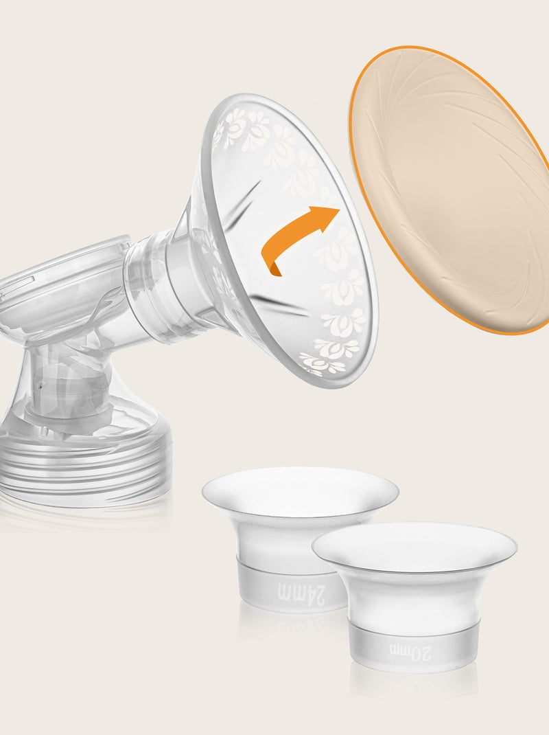 Extractor de leche eléctrico LIONELO Fidi Plus - Sin BPA - 150 min inalámbrico Blanco - Kiabi