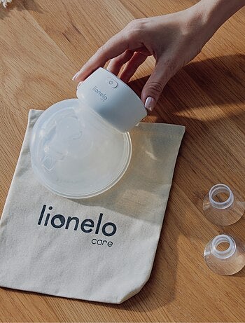 Extractor de leche eléctrico manos libres LIONELO Fidi Free Simple - 3 modos - 9 niveles - 5 tamaños