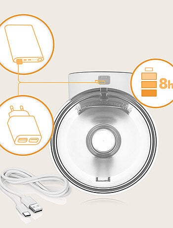 Extractor de leche eléctrico manos libres LIONELO Fidi Free Simple - 3 modos - 9 niveles - 5 tamaños