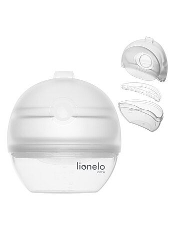 Extractor de leche y extractor 2 en 1 LIONELO Milky - 60 ml - Discreto - Manos libres - Sin BPA