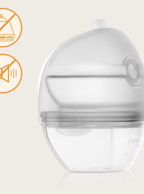 Extractor de leche y extractor 2 en 1 LIONELO Milky - 60 ml - Discreto - Manos libres - Sin BPA - Kiabi