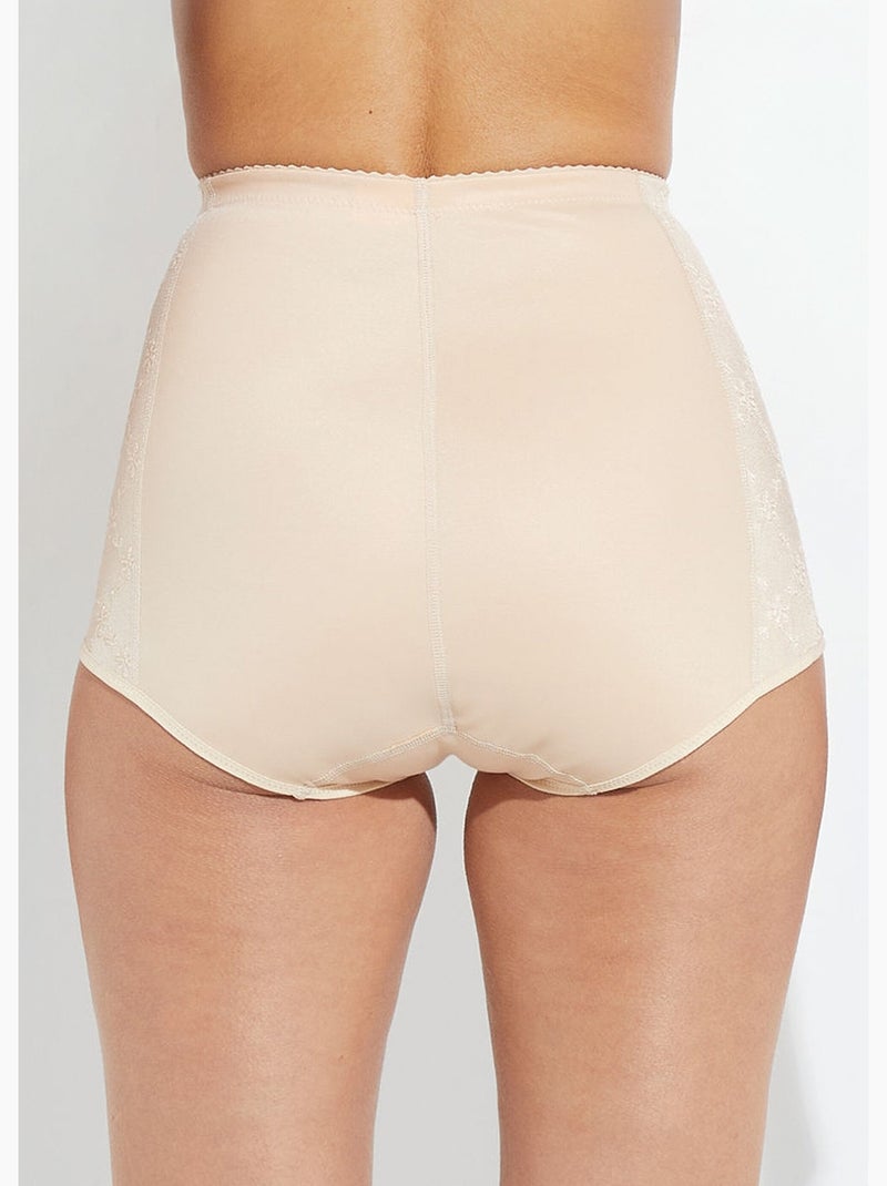 Faja panty talle alto, vientre plano - Afibel Beige - Kiabi