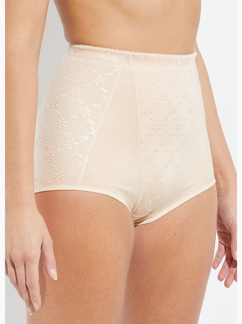 Faja panty talle alto, vientre plano - Afibel Beige - Kiabi