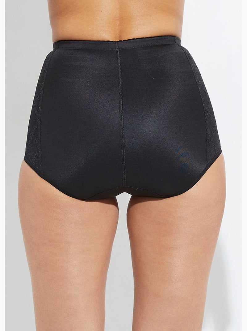 Faja panty talle alto, vientre plano - Afibel Negro - Kiabi