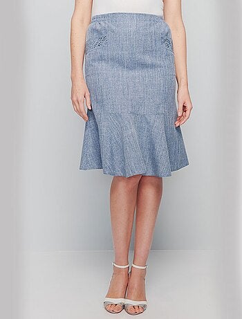 Falda acampanada con cinturón elástico - Afibel