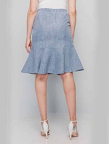 Falda acampanada con cinturón elástico - Afibel