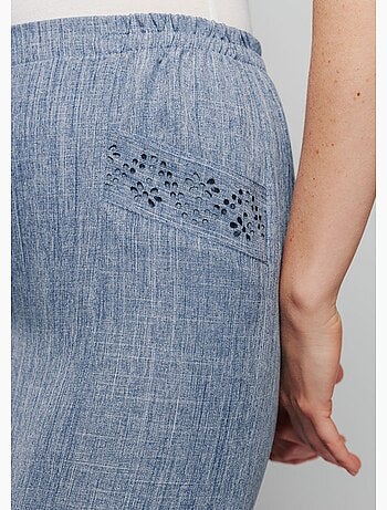 Falda acampanada con cinturón elástico - Afibel