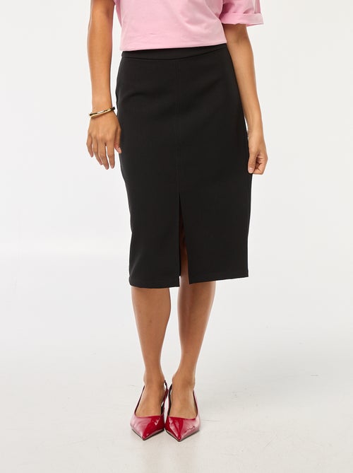 Falda ancha de tiro alto - Kiabi