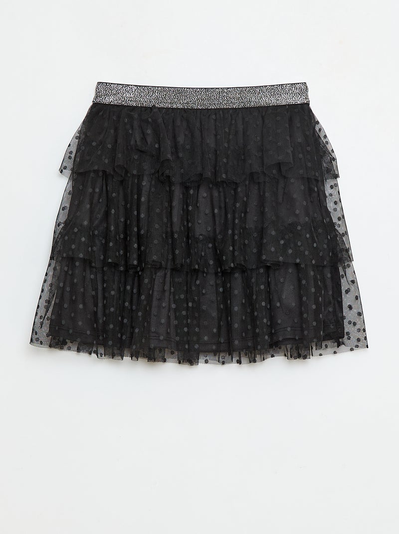 Falda brillante Halloween Negro - Kiabi