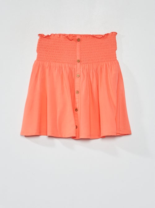 Falda con cintura fruncida - Kiabi