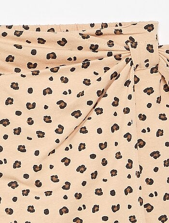 Falda con lazo de fantasía