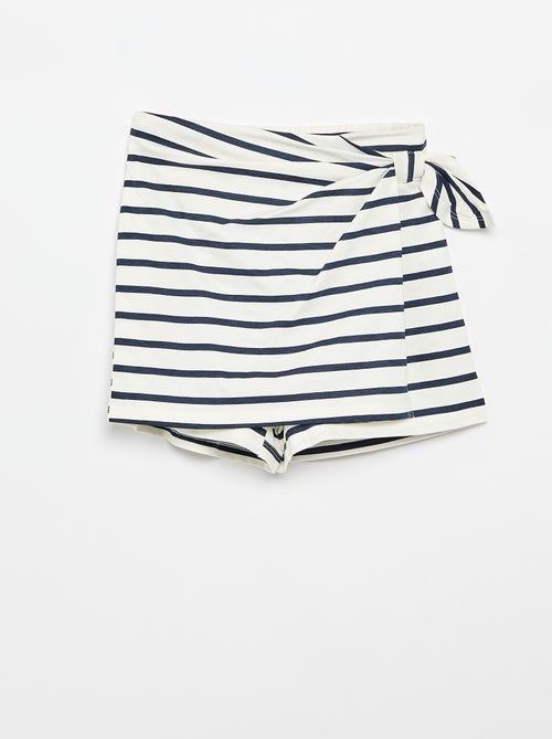 Falda con lazo de fantasía - Kiabi