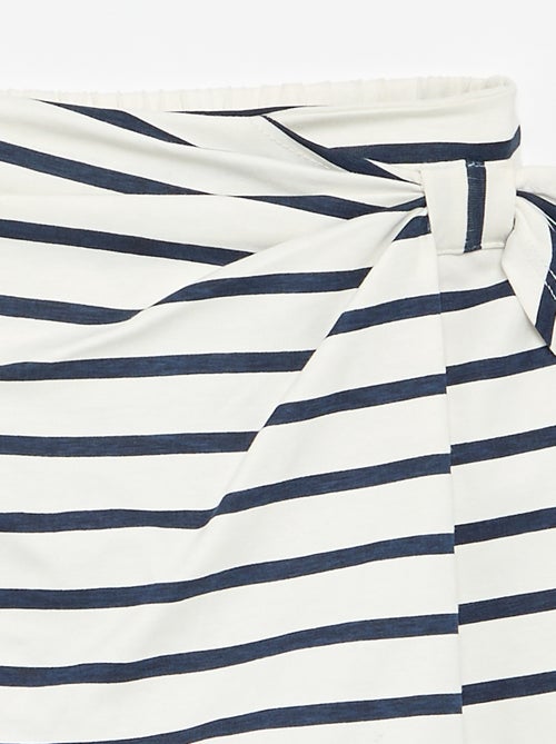 Falda con lazo de fantasía - Kiabi