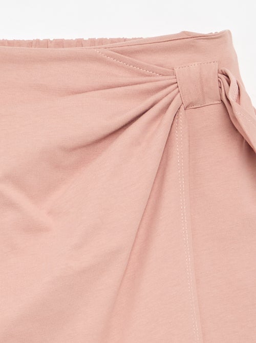 Falda con lazo de fantasía - Kiabi