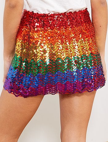 Accesorios - Falda con lentejuelas - Kiabi