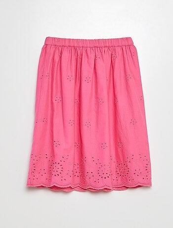 Falda con motivos de encaje