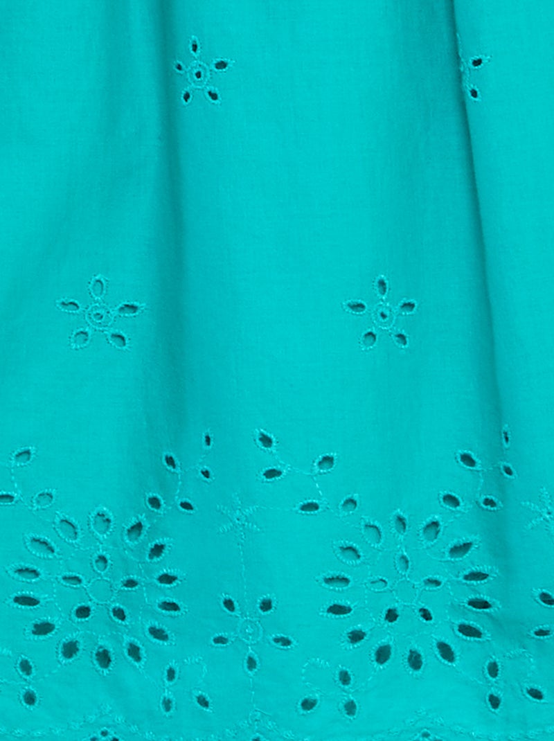 Falda con motivos de encaje VERDE - Kiabi