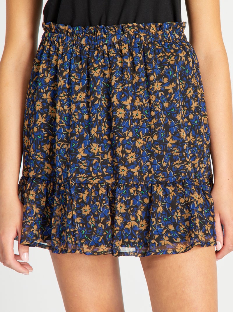 Falda con volantes 'JDY' AZUL - Kiabi