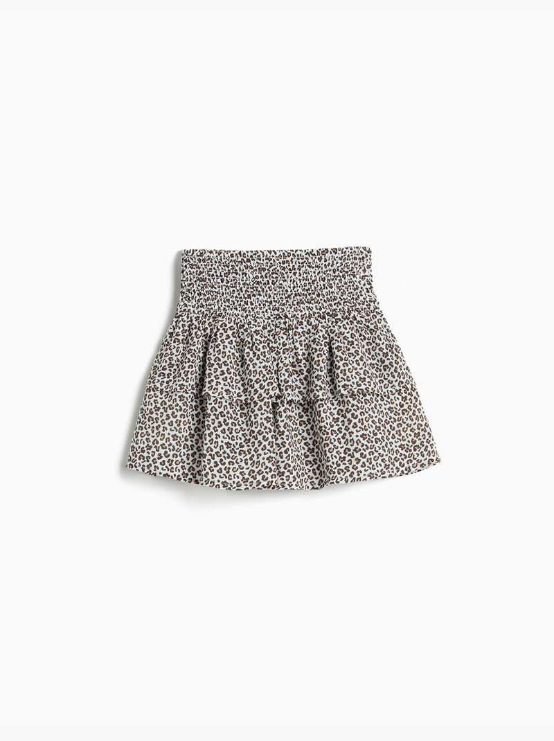 Falda con volantes, MO Fashion Blanco - Kiabi