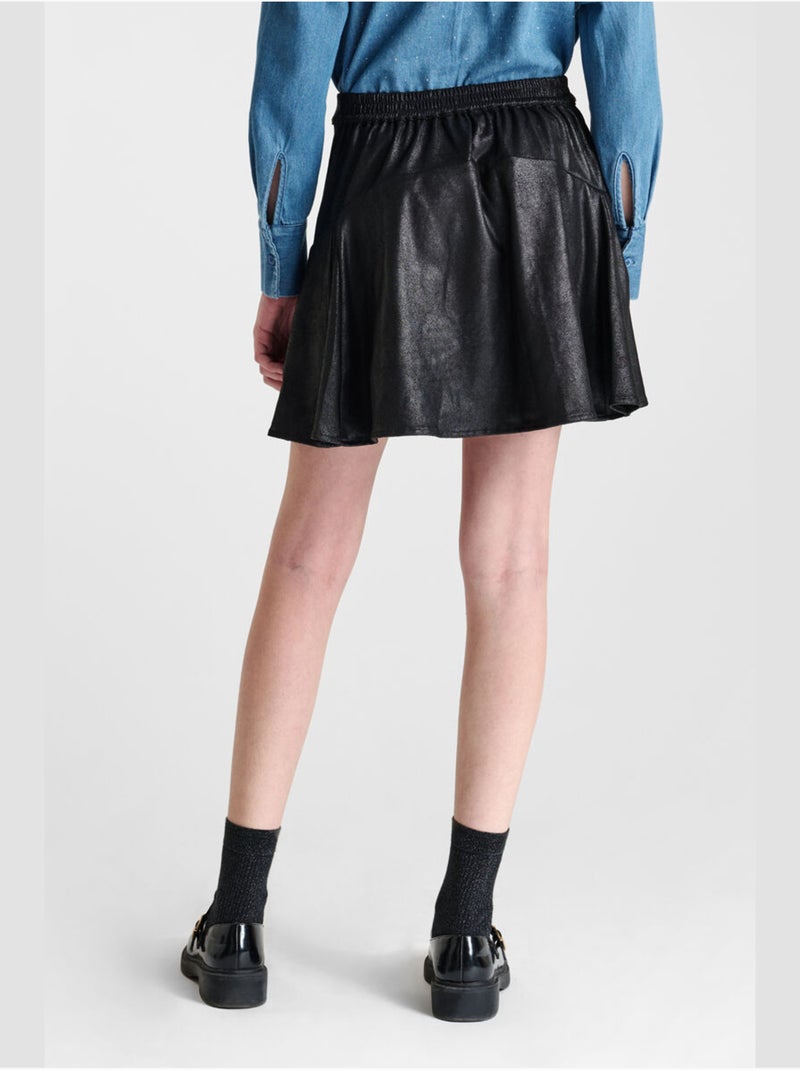 Falda con vuelo, patinadora MILAGI Negro - Kiabi