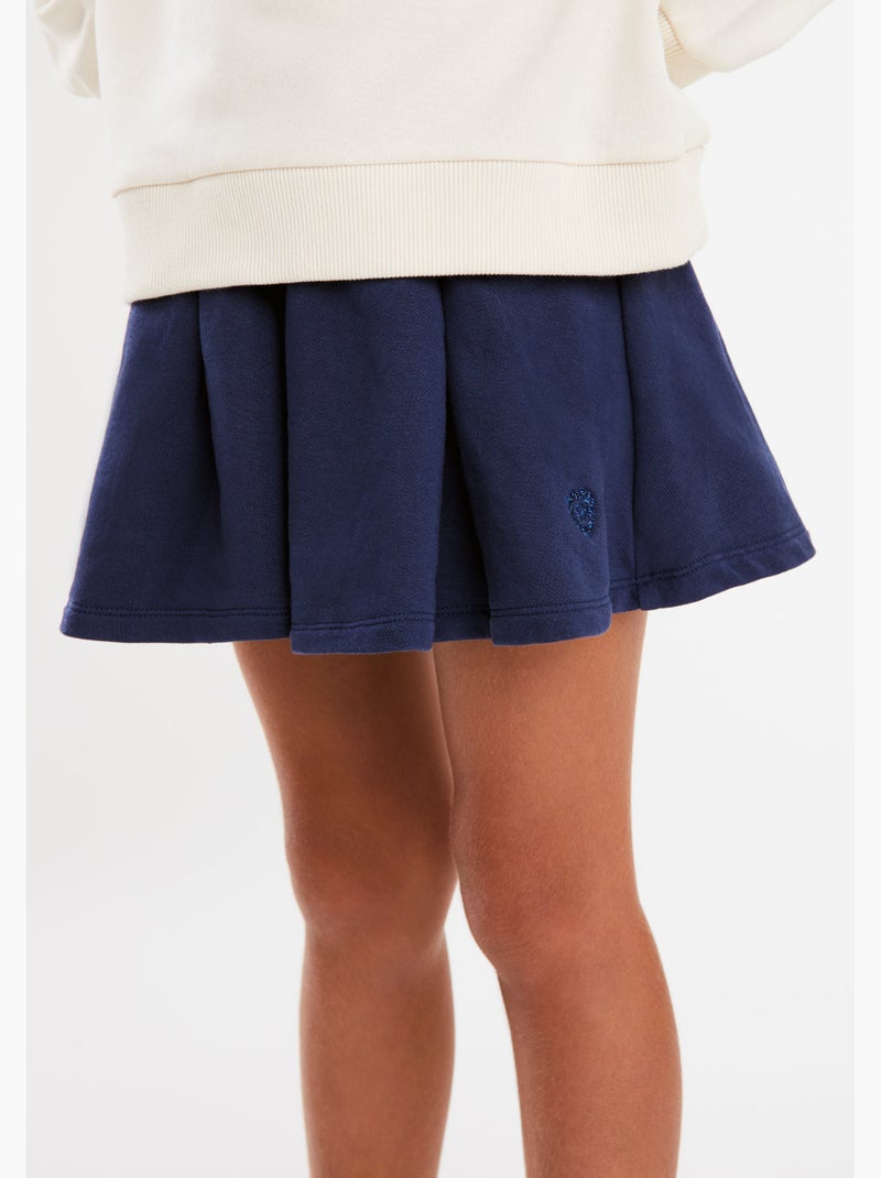 Falda conguitos Azul marino - Kiabi