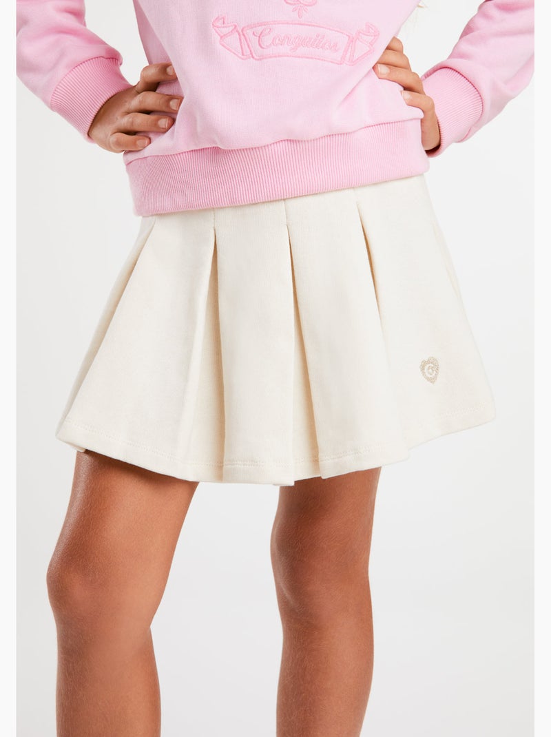 Falda conguitos Beige - Kiabi