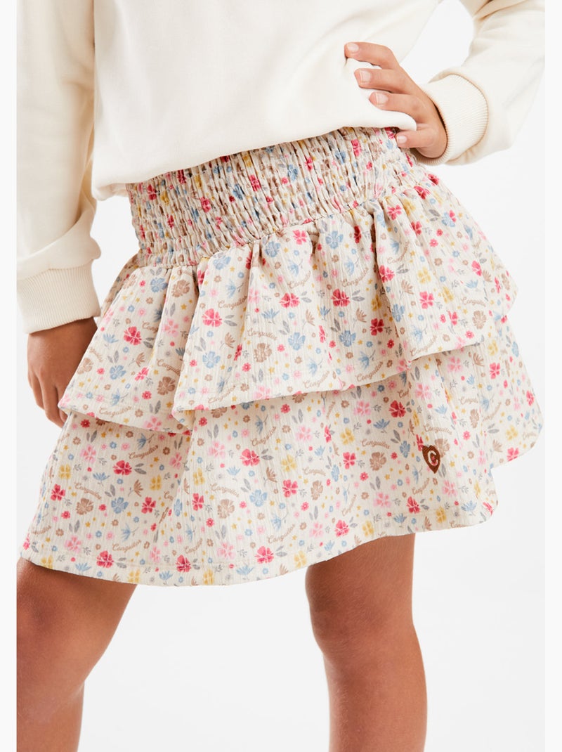 Falda conguitos Beige - Kiabi