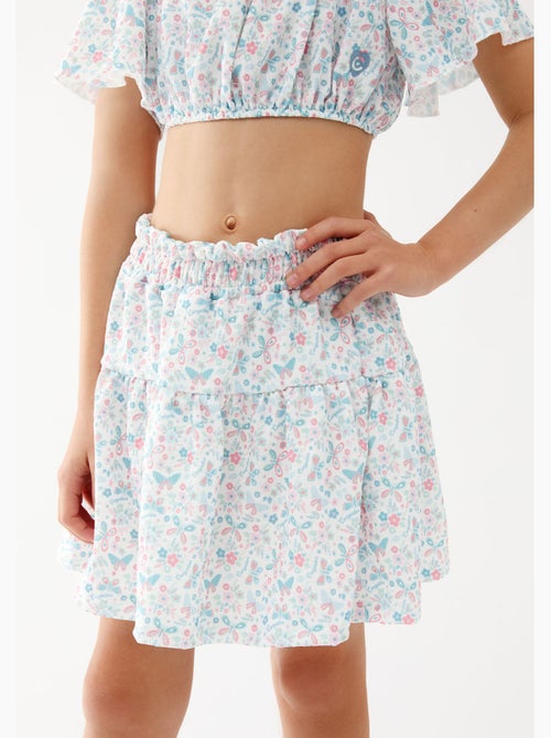 Falda conguitos falda con mariposas - Kiabi
