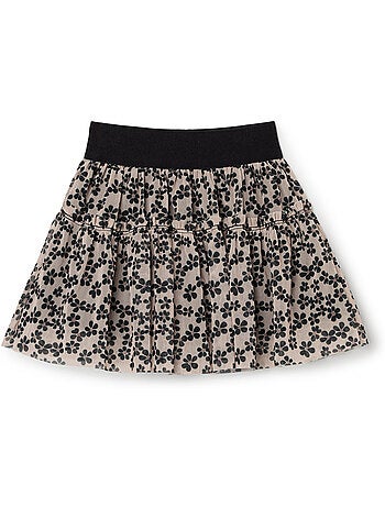 Falda conguitos falda estampado floral