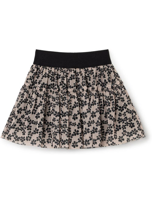 Falda conguitos falda estampado floral - Kiabi Falda conguitos falda estampado floral - Kiabi