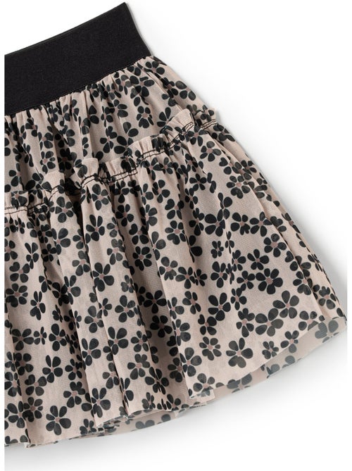 Falda conguitos falda estampado floral - Kiabi Falda conguitos falda estampado floral - Kiabi