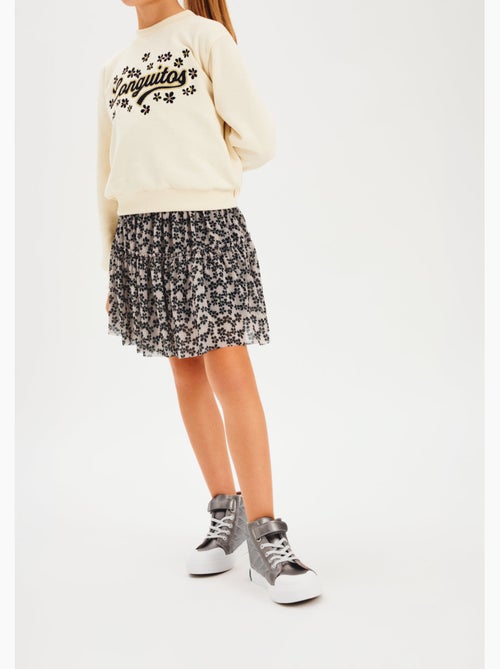 Falda conguitos falda estampado floral - Kiabi Falda conguitos falda estampado floral - Kiabi