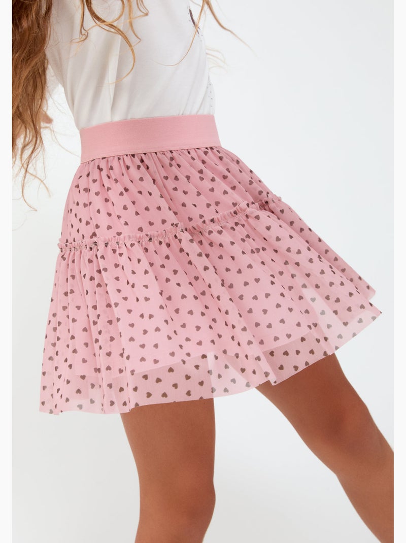 Falda conguitos Rosa - Kiabi
