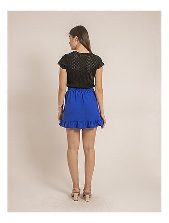 Falda corta cruzada XOTESS
