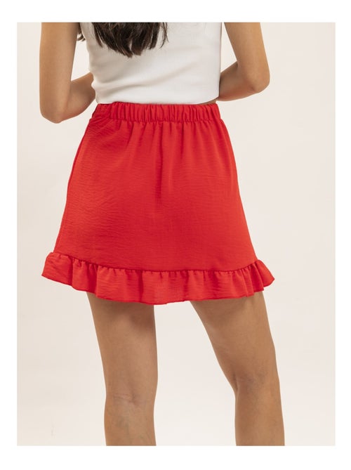 Falda corta cruzada XOTESS - Kiabi