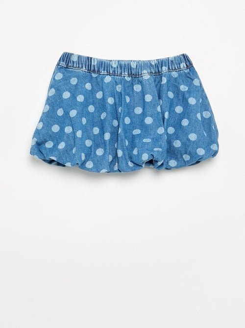 Falda corta de estilo globo estampada - Kiabi Falda corta de estilo globo estampada - Kiabi