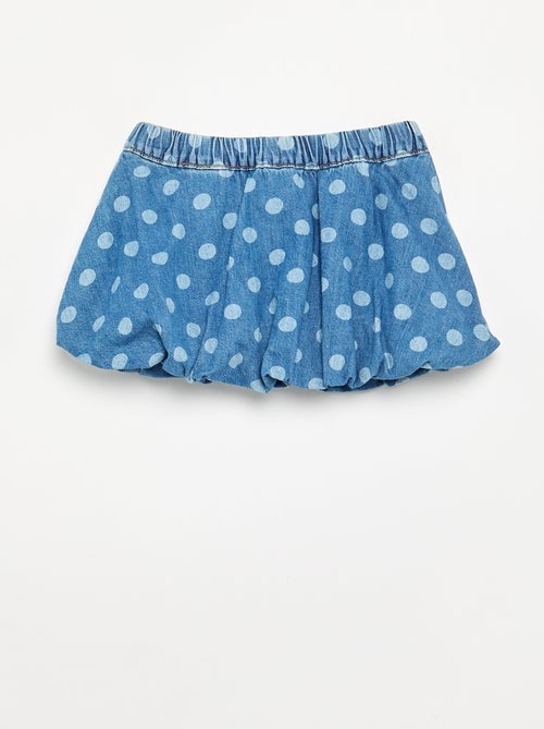 Falda corta de estilo globo estampada - Kiabi Falda corta de estilo globo estampada - Kiabi