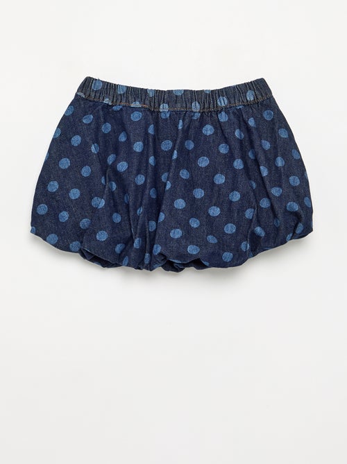 Falda corta de estilo globo estampada - Kiabi Falda corta de estilo globo estampada - Kiabi
