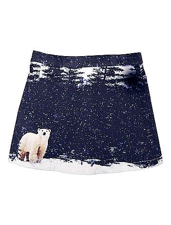 Falda corta de invierno Niña | Estampado Oso Polar | SNOW BEAR