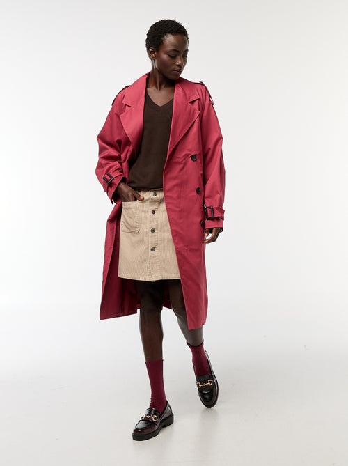 Falda corta de pana 'JDY' - Kiabi