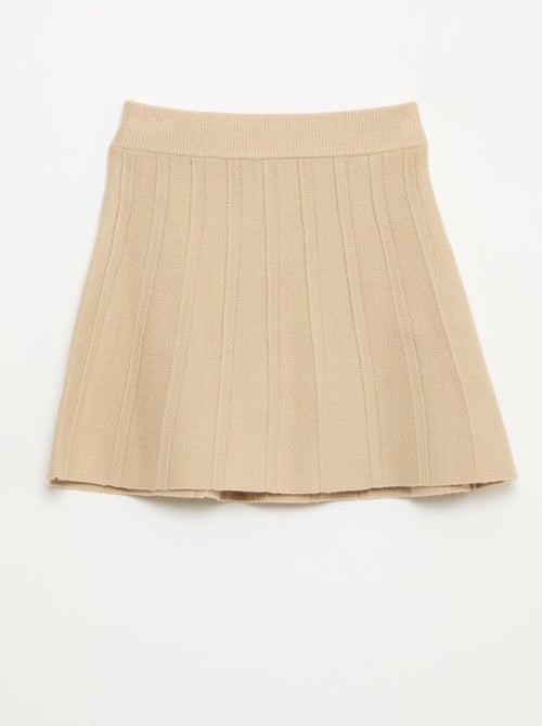 Falda corta de punto - Kiabi