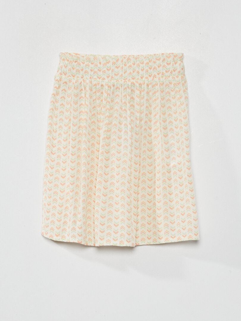 Falda corta de punto de crepé Kiabi - 10.00€