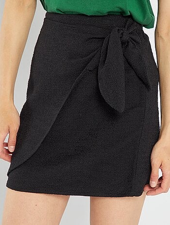 Falda corta de tweed - AMARILLO - Kiabi - 18.00€