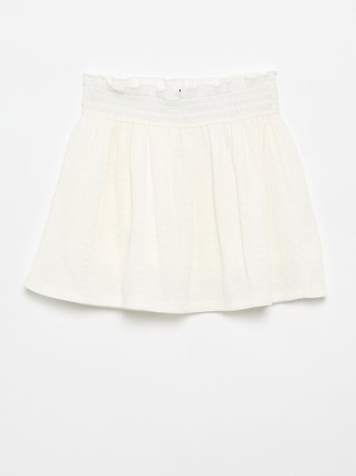 Falda corta estilo patinadora con pantalón corto integrado - Kiabi