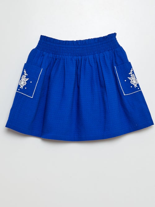 Falda corta evasé - Kiabi