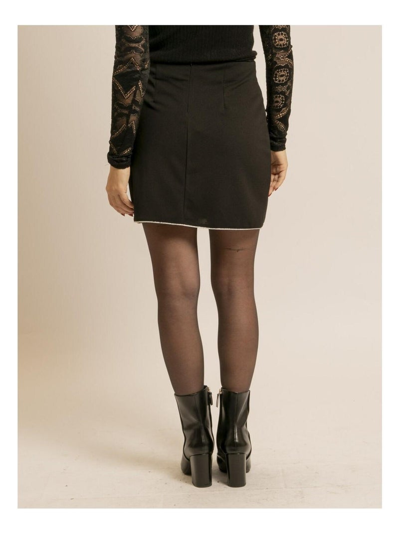Falda corta XIOLINE Negro - Kiabi
