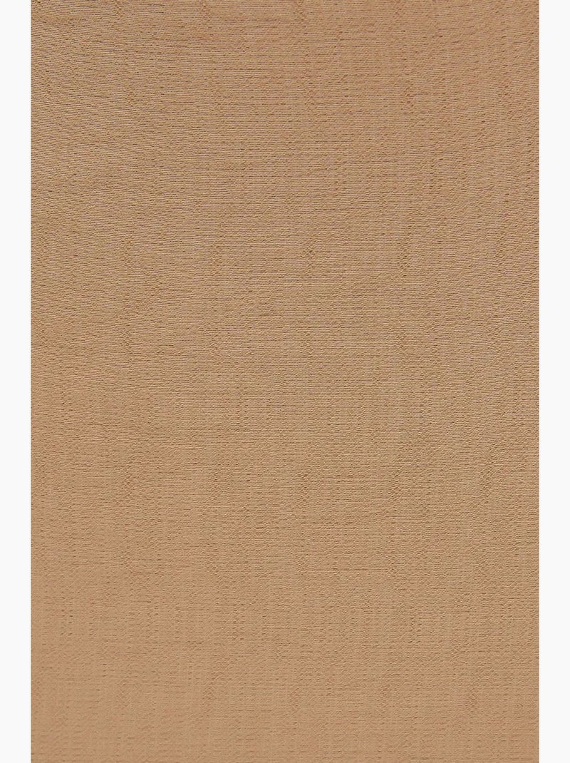 Falda de cintura alta con dobladillo sin costuras y abertura hiccup Beige natural - Kiabi