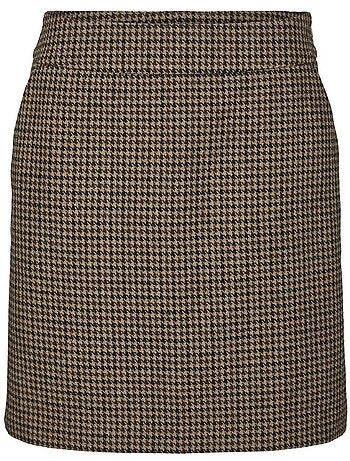 Falda de Cuadros Pata de Gallo para Mujer Vero Moda
